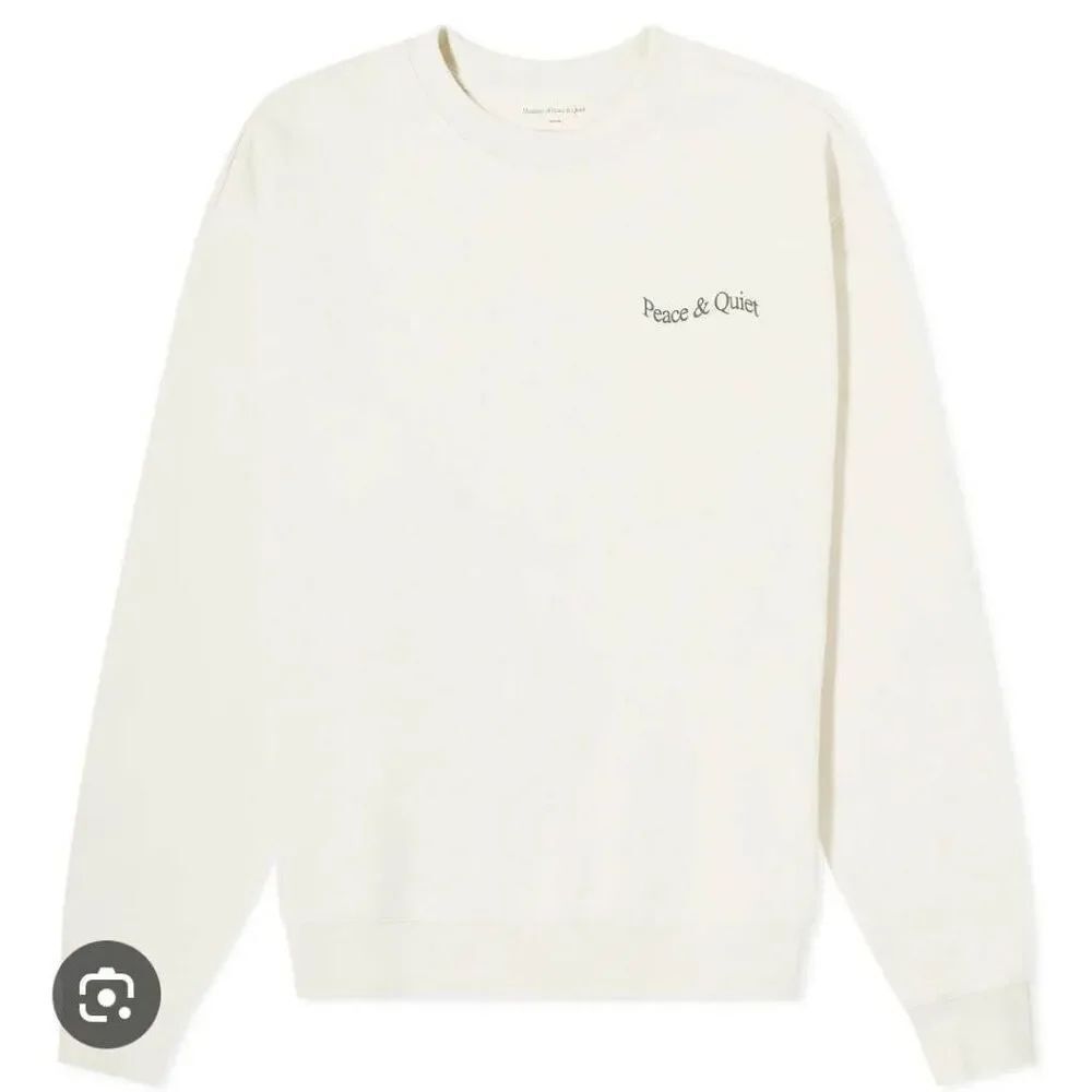 Museum of Peace & Quiet WORDMARK CREWNECK Bone sz Medium